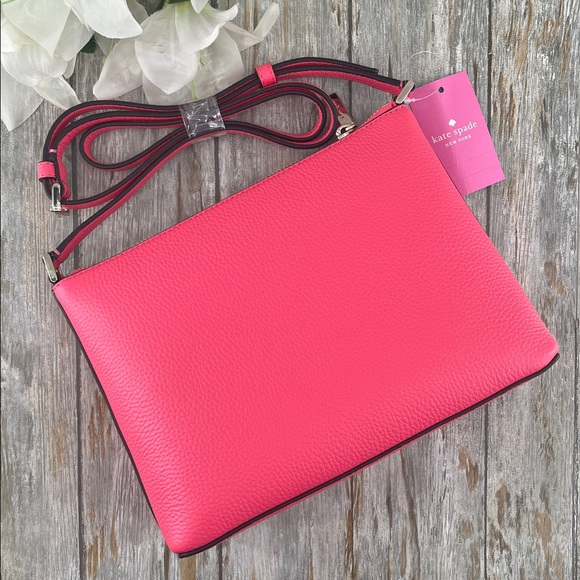 Kate Spade Leather Harlow Crossbody Bag Purse - Picture 3 of 12